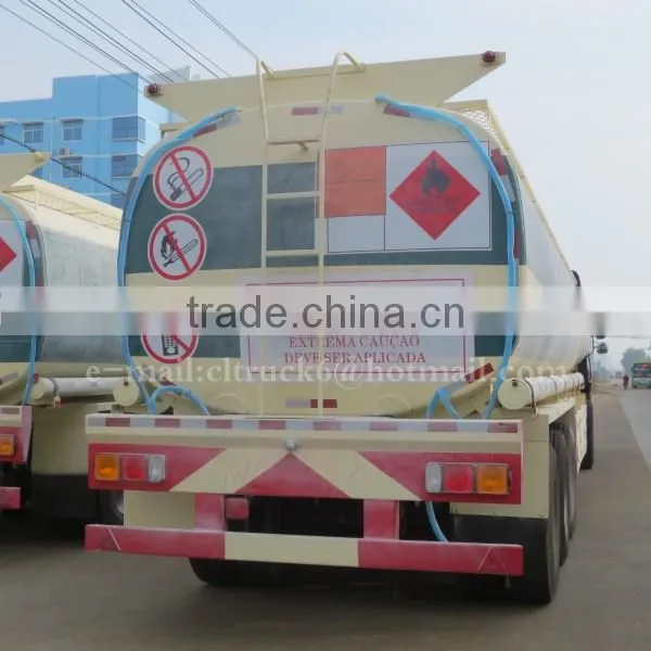 3 Axles Fuel Tanker Trailer Truck 55000L