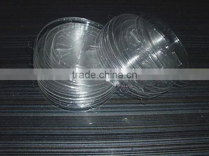 custom transparent plastic lid for bowls