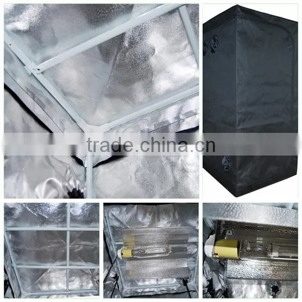 hydroponics manufacture reflective mylar plant growing tent /complete grow tent kits/600d mylar grow tent