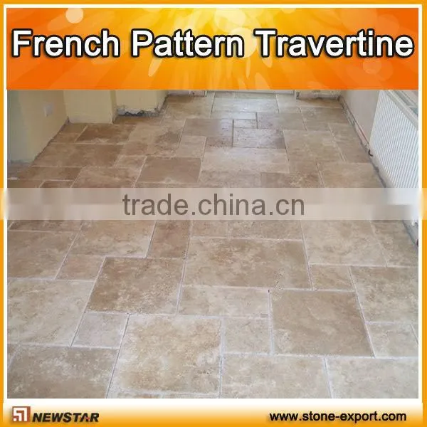 polished travertine bathroom