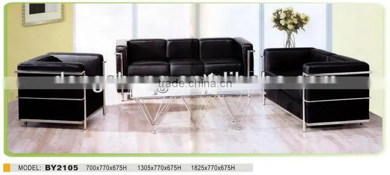 Le corbusier grande 3 seater sofa lc3 sofa,LC2 sofa,3 seater lc2 sofa