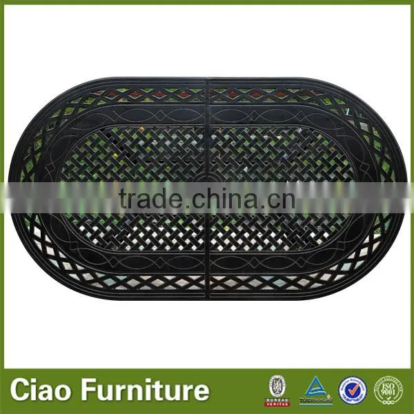 Oval Table Cast aluminum outdoor furniture for project