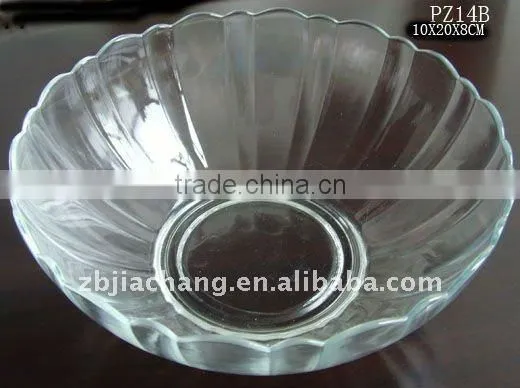 Crystal glass bowl