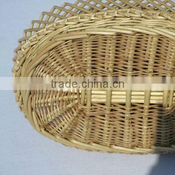 the green wicker basket house hold fruit &bread basket