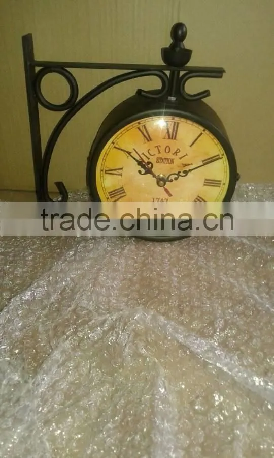metal home decor clock