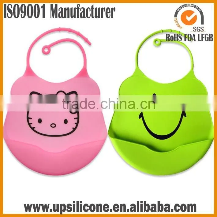 silicone waterproof baby bib wholesale