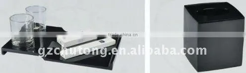 2011Newest Hotel resin supplies(highlight black series)