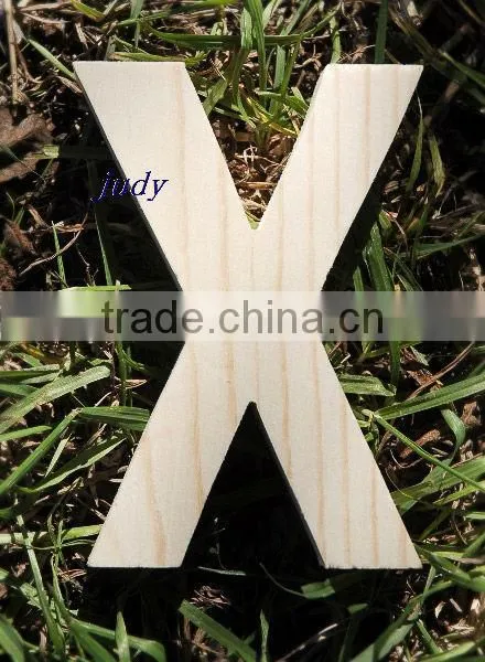 handmade small wooden alphabet letters for crafts