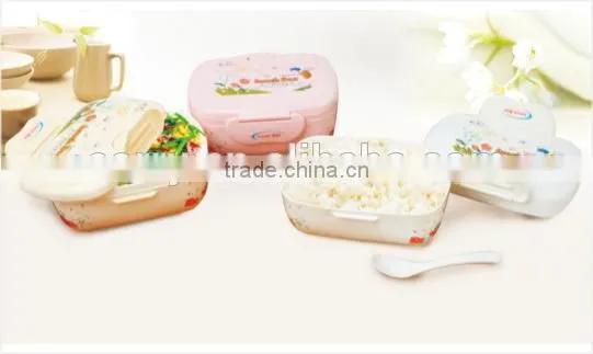 Plastic small rectangular oval double lunch boxes/Insulation boxes