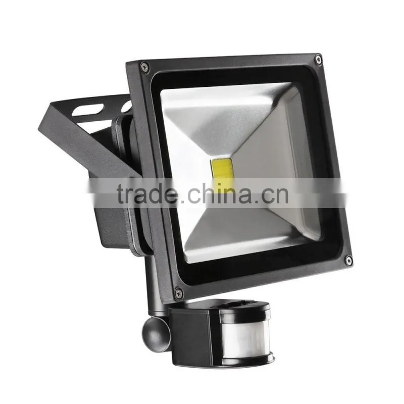 High lumen outdoor ip65 30w motion sensor solar garden light
