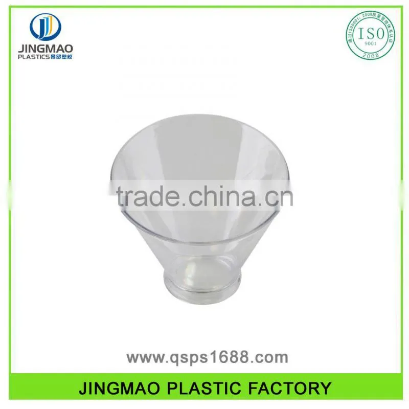 Transparent Color PS FDA Plastic Salad Bowl