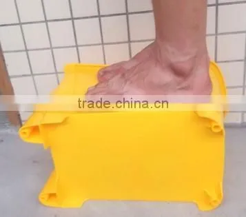 24L mop bucket with wringer side press plastic