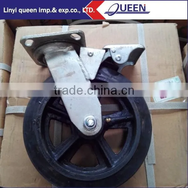 Adjustable Scaffolding Rubber Caster Wheel With High Quality