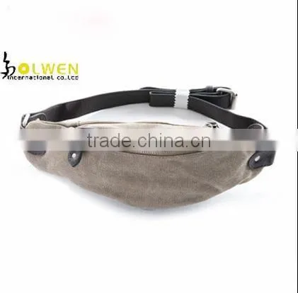 portable waist & breast bag for man with canvas