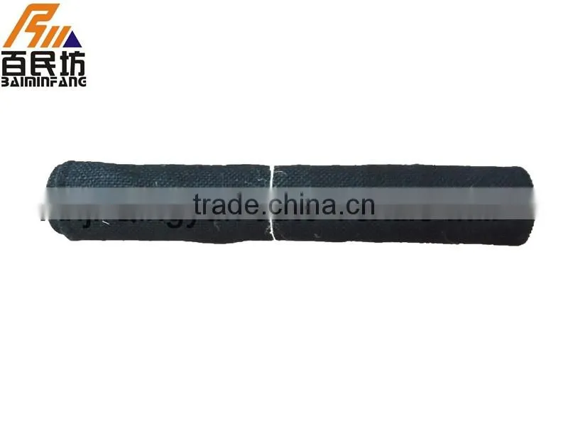 30cm*300cm black color burlap runner sewn edge on small rolls