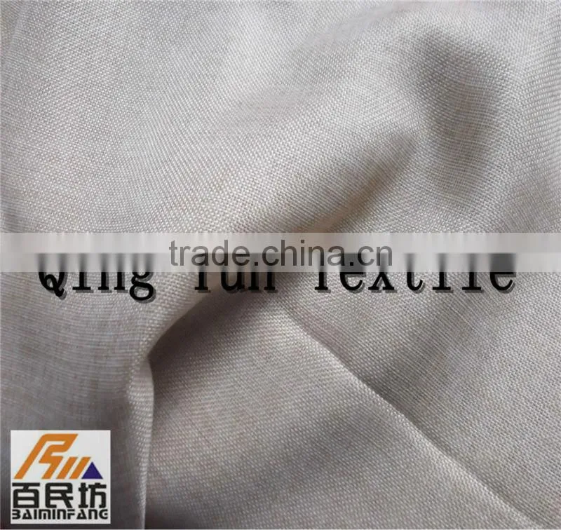 sofa of linen-like polyester fabric