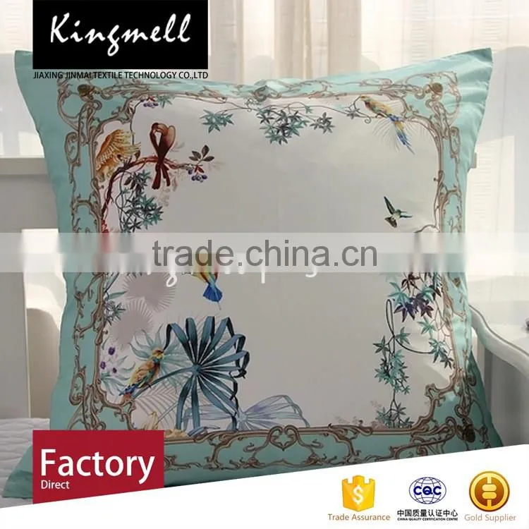 Custom best products digital printed cotton decorative pillow cover