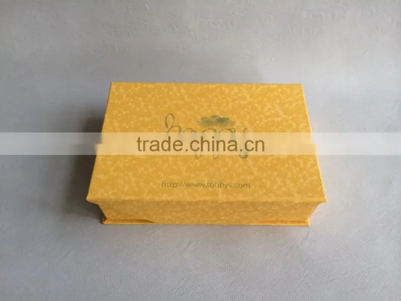 black matte handmade box with magnetic closure