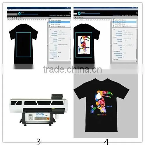 Direct to fabric large printer digital textile printing machines