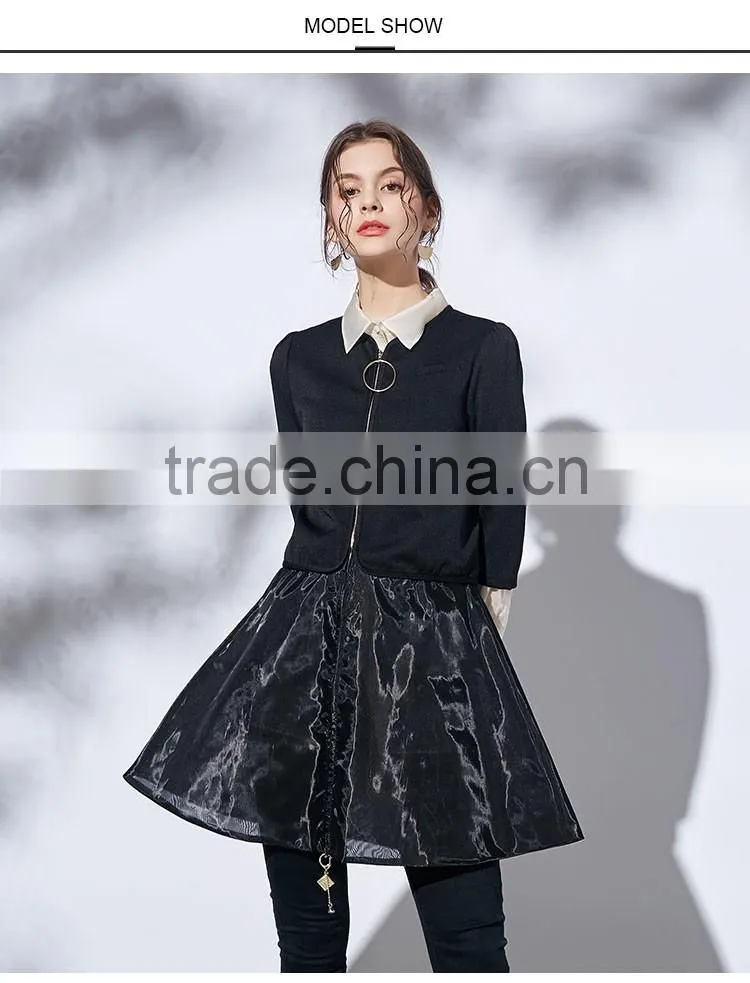 Maxnegio wommen coat autumn 2017 zipper coat fashion coat