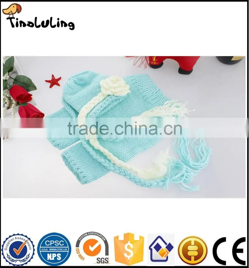 NPT46 Tinaluling Wholesale handmade baby's blue photography props for newborns
