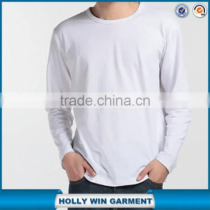 long sleeve wholesale blank tshirt no label