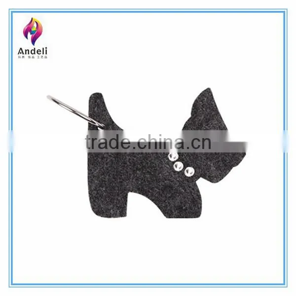 Delicate Gift Felt Dog Cartoon Keychain Bag Pendant Key Ring