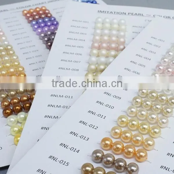 Various types of colorful imitation pearl for imitation pearl bracelet