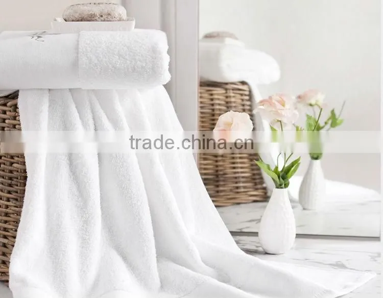 Promotional cheap embroidery satin cotton bath towel brands