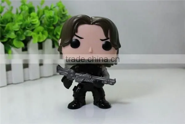 (Top) Hot Movie Captain America 3 action figures, POP figure Black Panther, PVC figures wholesale price