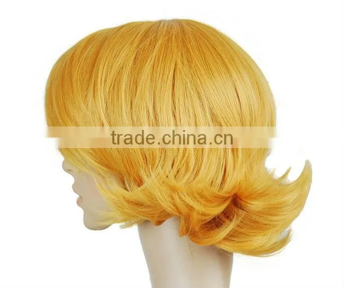 Brazilian Hair Lace Wig,Short Curly Hair Wigs,Synthetic Wig Pink Short Cartoon Wig Dubaa Fashion,Pink Curly Hair Wig Wholesaler