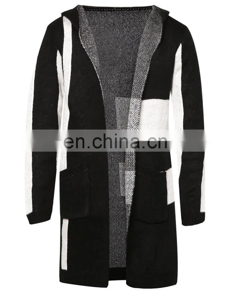 Latest fashion design wool man cashmere wool shrug long line sweater christmas sweaters winter