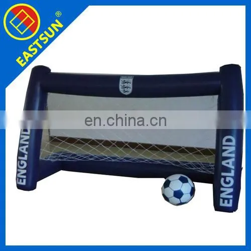 new Promotion Eco-friendly pvc inflatable football gate/inflatable football door