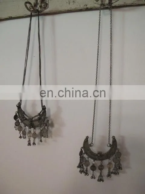 Gypsy Vintage Coins pendant tribal boho necklace