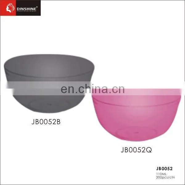 hot sale hair salon equipment plastic hair tint bowl with rubber stand
