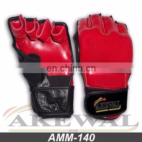 MMA Gloves Cowhide Leather