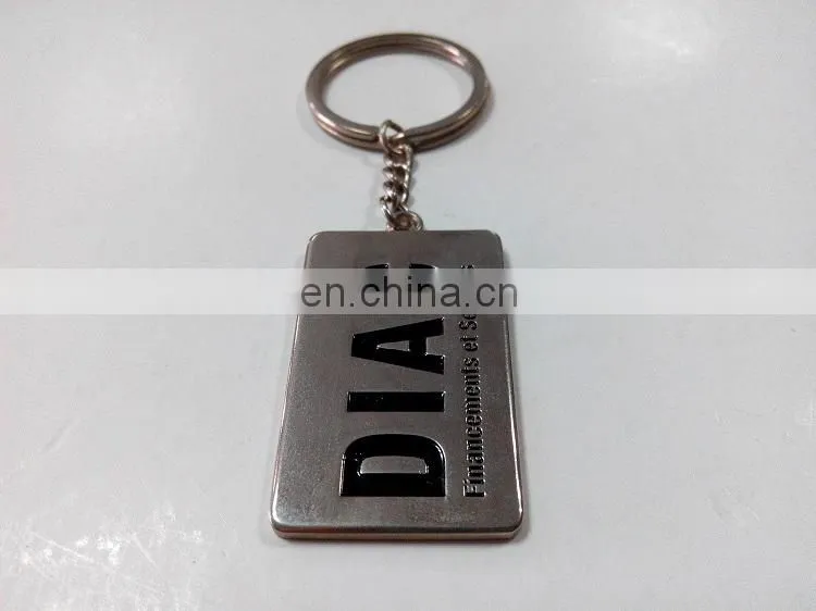 Promotional gift advertising custom mental key chain