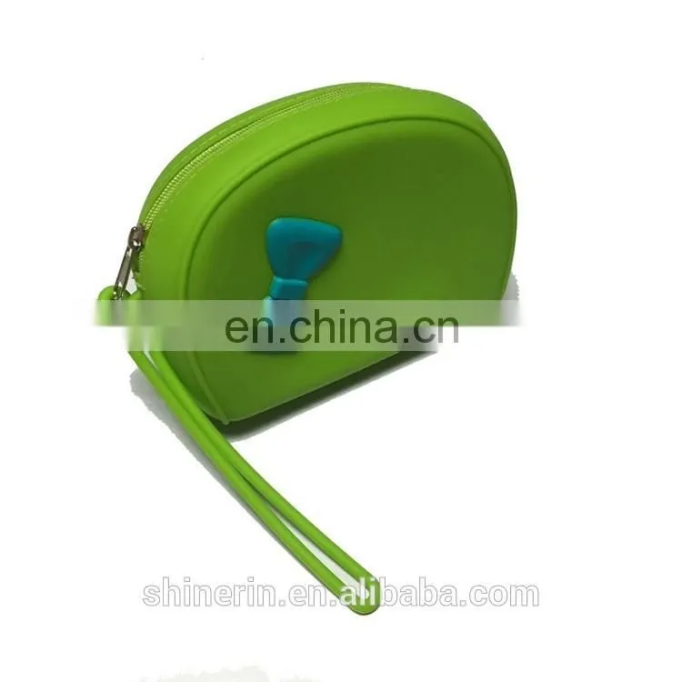 Silicone Handbag Purse Women Clutch Coin Bag Oem Design Fancy Wallet Ladies Wristlet Purse