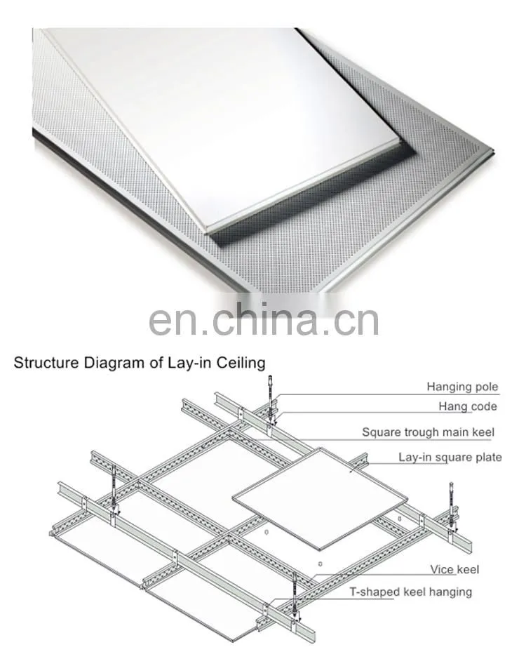 Nail-up,Lay-in,Mirror Aluminum Ceiling Tiles