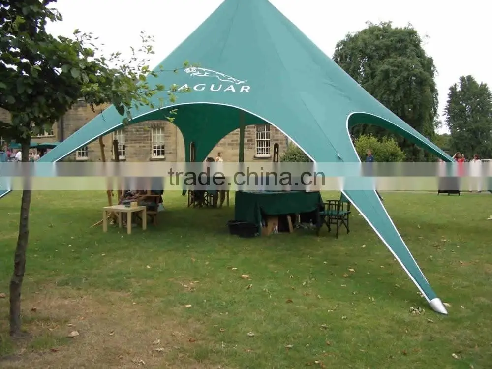 custom green star event tent aluminum star shade outdoor star tent