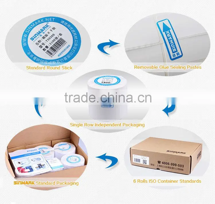 T2515T.N8700,SINMARK Custom labels paper,paper for labels,paper sticker labels
