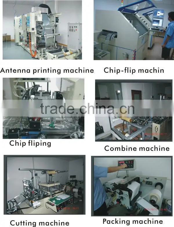 ISO14443B 125KHz Smart card , rfid PET tag , PETG rfid cards