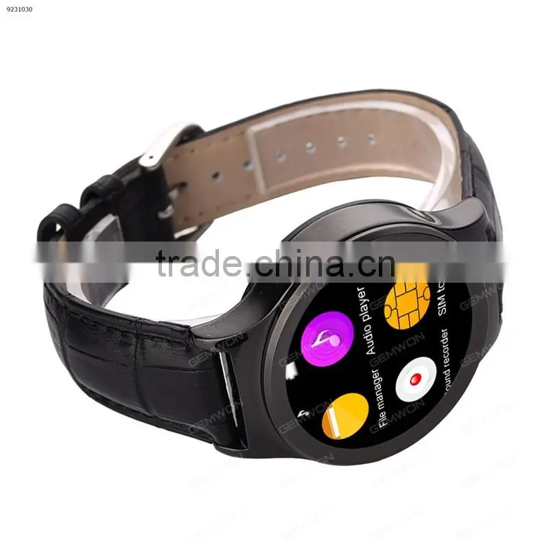 2016 Popular S3 Smart watch GSM 1.22" Touchscreen For Android IOS with Heart Rate Monitor