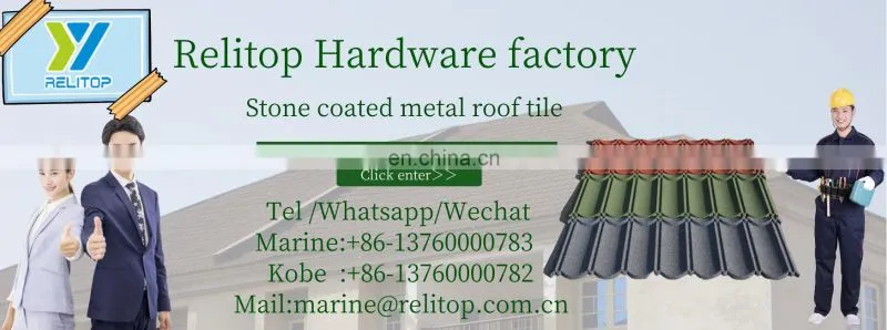 Good quality Stone coated metal roof tile Accessories Standard Prices In Nigeria