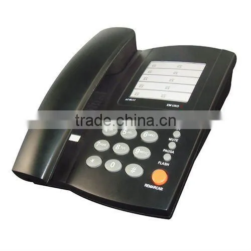Simple and basic corded telephone with good shape