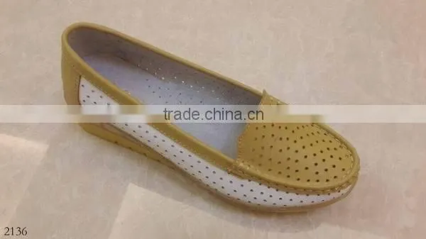 latest design ladies elegant flat shoes