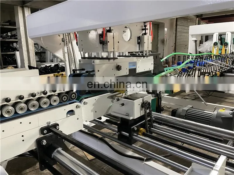 UFG1250B2A Automatic A B C D E Flute Box Folder & Gluer Machine with Patting Device System