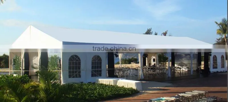 Customized Luxury 15x15m China wedding tent supplier for outdoor wedding