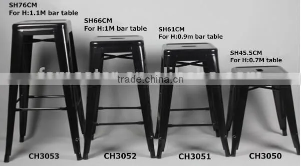 Xavier Pauchard high 61cm coffee shop metal stool
