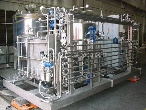 Shanghai Juice Pasteurization Equipment /Milk UHT Sterilizer Drinks Sterilization Machine